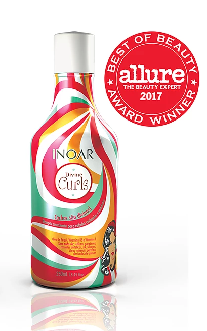INOAR Divine Curls Shampoo - (250 ml)  8.45 fl oz - ADDROS.COM